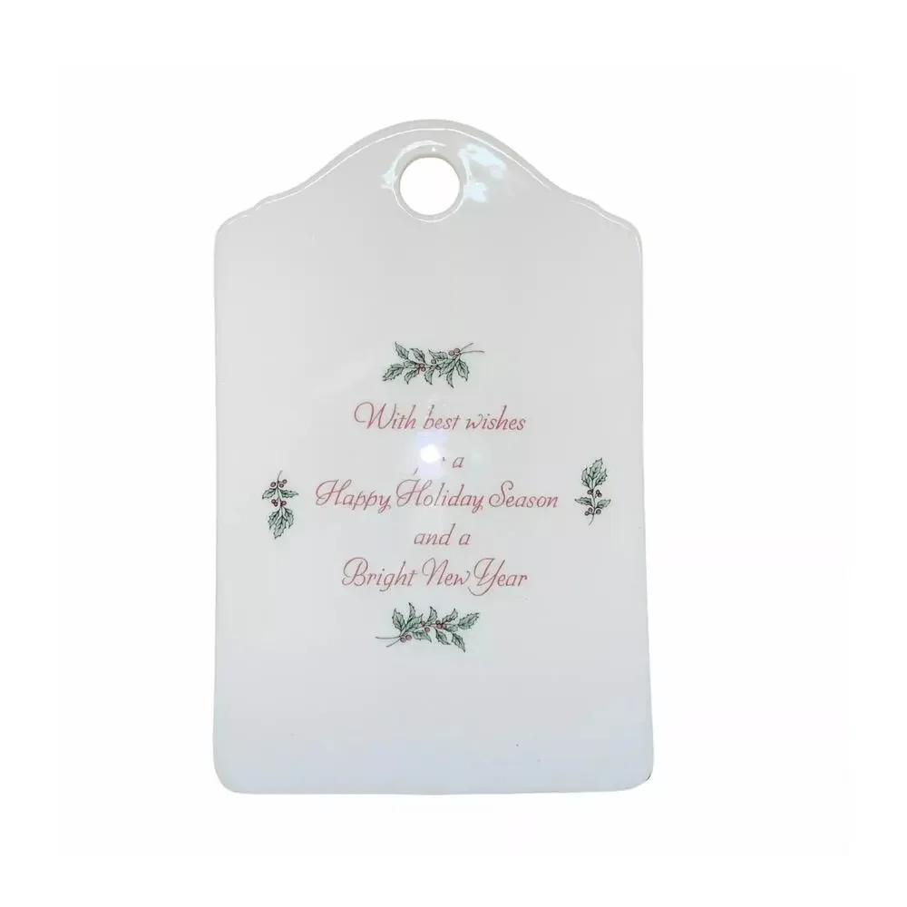 Spode Christmas Tray Hanging Trivet Cheese Board Serving size 6
